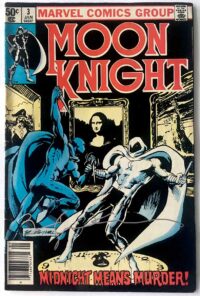 MOON KNIGHT # 3 (VOL. 1)  signed by Bill Sienkiewicz 1st app. Midnight Man