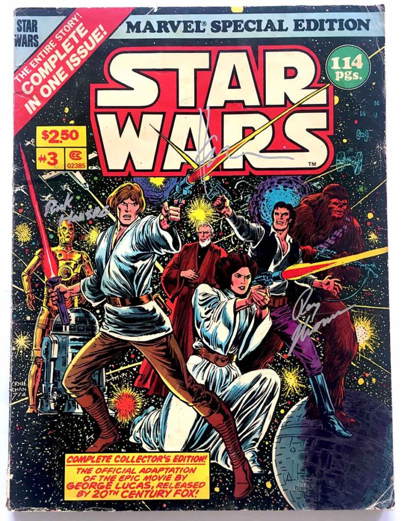 MARVEL SPECIAL EDITION: STAR WARS # 3 1977 Treasury Edition Signed