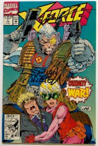 X-Force # 7 Signed by Rob Liefeld & Fabian Nicieza